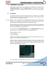 Preview for 11 page of R.V.R. Elettronica TX05KSS/61D082B User Manual