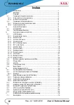 Preview for 4 page of R.V.R. Elettronica TX10000U-KLC User'S & Technical Manual