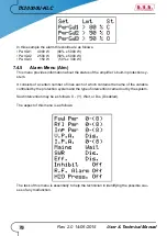 Preview for 82 page of R.V.R. Elettronica TX10000U-KLC User'S & Technical Manual