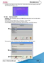 Preview for 226 page of R.V.R. Elettronica TX10000U-KLC User'S & Technical Manual