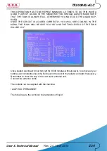 Preview for 240 page of R.V.R. Elettronica TX10000U-KLC User'S & Technical Manual