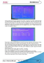 Preview for 243 page of R.V.R. Elettronica TX10000U-KLC User'S & Technical Manual