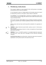 Предварительный просмотр 7 страницы R.V.R. Elettronica VJ1000HP User Manual