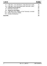 Предварительный просмотр 6 страницы R.V.R. Elettronica VJ2000 User Manual