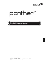 Предварительный просмотр 1 страницы R82 Panther User Manual