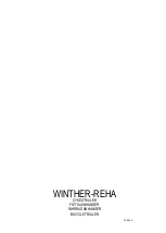 Preview for 1 page of R82 Winther-Reha Manual