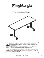 RA R-Style Flip Assembly Instructions Manual предпросмотр