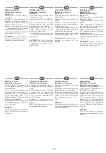 Preview for 25 page of RAASM R/AO.P.115L Manual