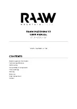 Preview for 1 page of RAAW MADONNA V2 User Manual