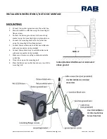 Preview for 2 page of RAB Design WL-LED Installation Instructions