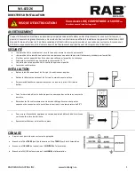 Preview for 2 page of RAB Design WL-LED26 Installation Instructions