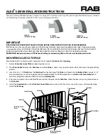 RAB Lighting ALED 52W Installation Instructions предпросмотр