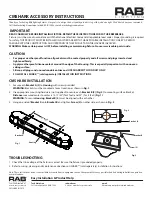 Preview for 2 page of RAB Lighting ANGSHARK Quick Start Manual