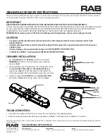 Preview for 3 page of RAB Lighting ANGSHARK Quick Start Manual