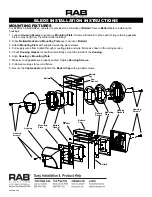 Preview for 3 page of RAB Lighting BLED5 Square Installation Instructions Manual