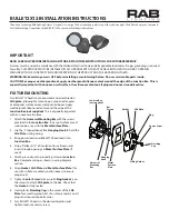 RAB Lighting BULLET2X12 Installation Instructions preview