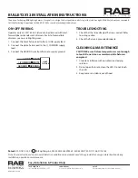 Preview for 2 page of RAB Lighting BULLET2X12 Installation Instructions