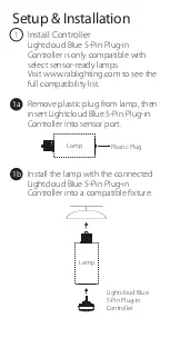 Предварительный просмотр 3 страницы RAB Lighting CONTROL/W/AUX/5SP/LCB Quick Start Manual