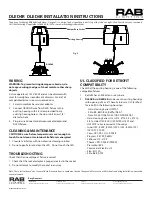 Preview for 2 page of RAB Lighting DLED4R Installation Instructions