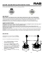 Preview for 3 page of RAB Lighting DLED4R Installation Instructions