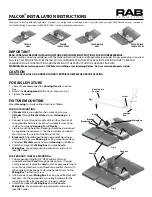 Preview for 1 page of RAB Lighting FALCOR 80W Installation Instructions Manual