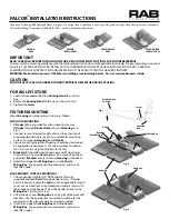 Предварительный просмотр 1 страницы RAB Lighting FALCOR 80W Installation Instructions Manual