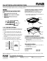 Preview for 2 page of RAB Lighting FALCOR 80W Installation Instructions Manual