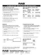 Preview for 3 page of RAB Lighting floodinator Installation Instructions