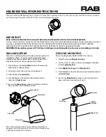 RAB Lighting HSLED Series Installation Instructions предпросмотр