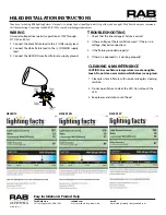 Предварительный просмотр 2 страницы RAB Lighting HSLED Series Installation Instructions