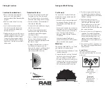 Preview for 5 page of RAB Lighting LESLIE SMSLES2X13 Installation Manual