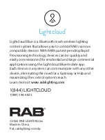 Preview for 10 page of RAB Lighting Lightcloud BR30 Tunable White Manual