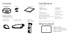 Preview for 3 page of RAB Lighting Lightcloud LCHBSENSE15/D10 Instruction Manual