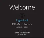 Preview for 1 page of RAB Lighting Lightcloud LCLCSENSE Manual