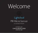 Предварительный просмотр 1 страницы RAB Lighting Lightcloud LCLCSENSE Manual