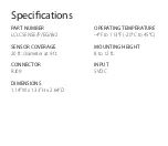 Preview for 3 page of RAB Lighting Lightcloud LCLCSENSE Manual