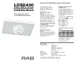 Preview for 1 page of RAB Lighting LOS2400 Installation Manual