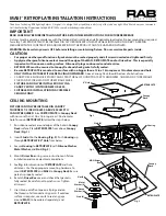 Preview for 1 page of RAB Lighting MASI Installation Instruction