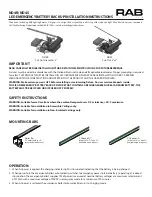 RAB Lighting ND4R Installation Instructions Manual предпросмотр