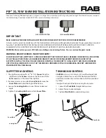 Preview for 1 page of RAB Lighting PIP XL 70W Installation Instructions