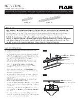 Предварительный просмотр 1 страницы RAB Lighting SHARK-2FT Installation Instructions