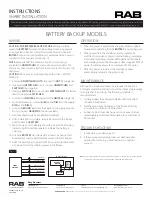 Preview for 4 page of RAB Lighting SHARK-2FT Installation Instructions