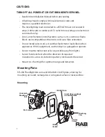 Предварительный просмотр 2 страницы RAB Lighting Stealth STL200 Installation Manual