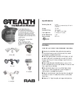 Preview for 1 page of RAB Lighting STL360H Installation Manual