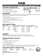 Preview for 2 page of RAB Lighting WP1FC Installation Instructions