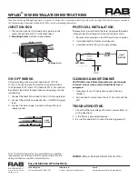 Предварительный просмотр 2 страницы RAB Lighting WPLED 10 Installation Instructions