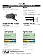 Preview for 2 page of RAB Lighting WPLED26DC Installation Instructions