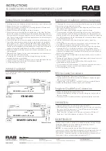 Preview for 2 page of RAB ECOMBO34-RG Instructions