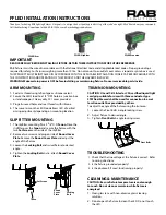 Preview for 1 page of RAB FFLED39 Installation Instructions