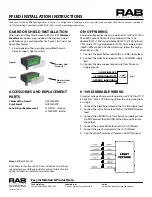 Preview for 2 page of RAB FFLED39 Installation Instructions